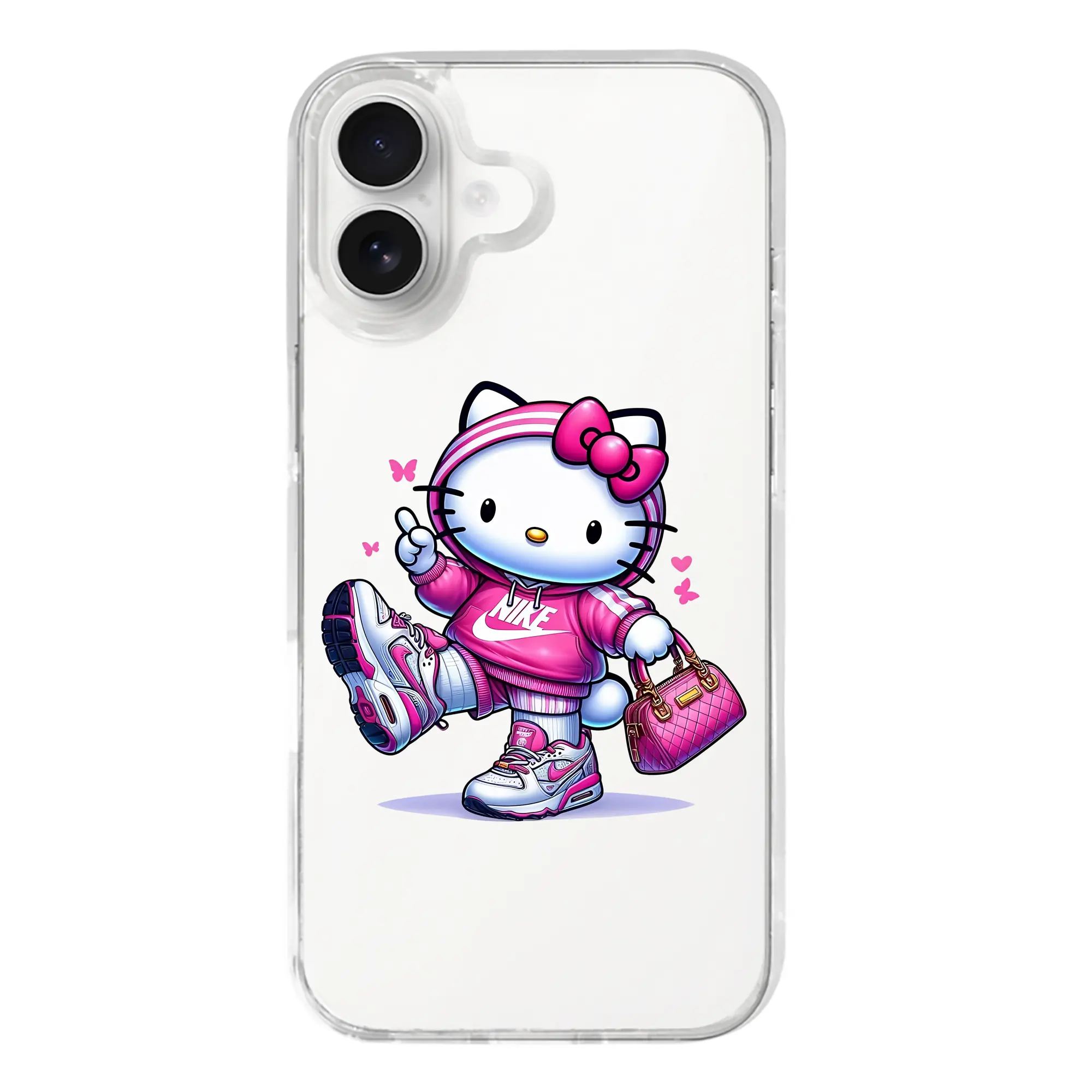 サンリオ グッズ,ハローキティ - iPhone 17シリーズ 透明スマホケース – 薄型・耐衝撃・精密フィット保護カバー